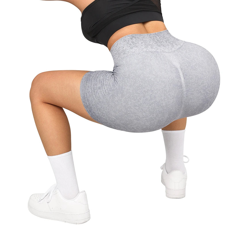 Yoga com cintura V feminino, roupas de ginástica, shorts de ciclismo, roupa esportiva, leggings de fitness, novo