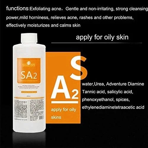 3 Pc 1200ml Aqua Peel Solução AS1 SA2 AO3 para Hydra Dermoabrasão Facial SkinCare Limpeza Profunda Rosto Serum Coréia Solução Bolha