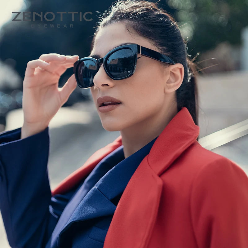 ZENOTTIC-Óculos de sol polarizados para mulheres, óculos de sol de sombra, proteção UV400, robusto, original, 2022