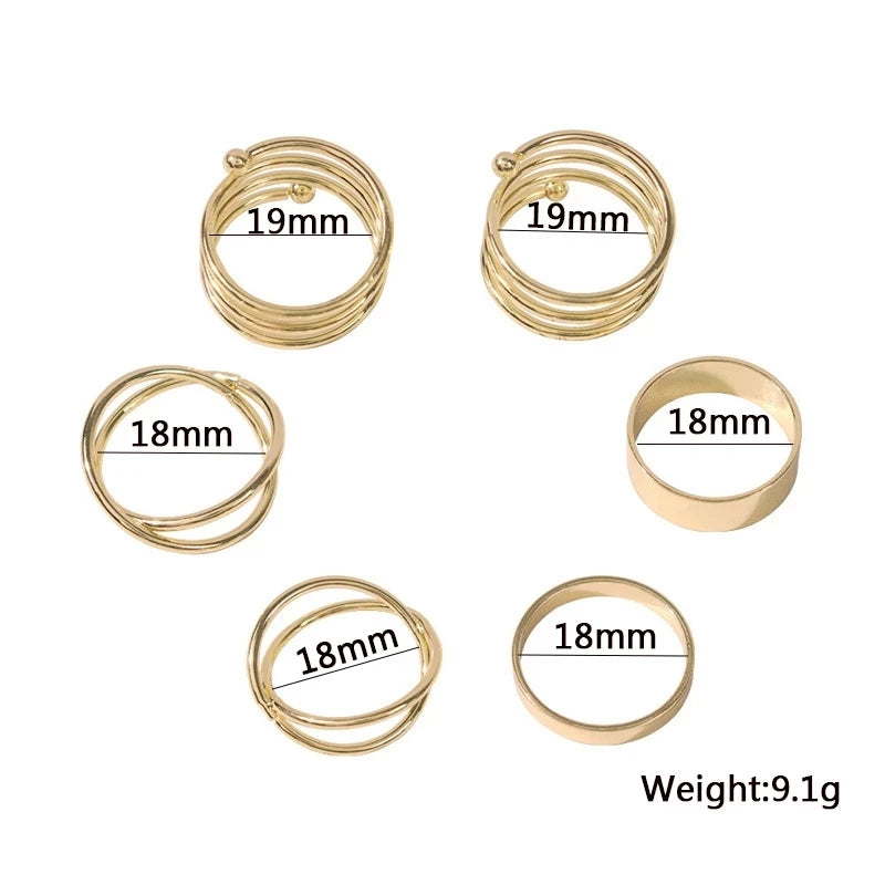 5 pçs/set anel feminino japonês estilo coreano simples três pérola ondulado combinação anel personalidade anel net cauda vermelha anel jóias