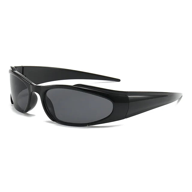 Óculos de sol para homens e mulheres, óculos de ciclismo ao ar livre, óculos vintage punk, óculos retrô, UV400, Y2k