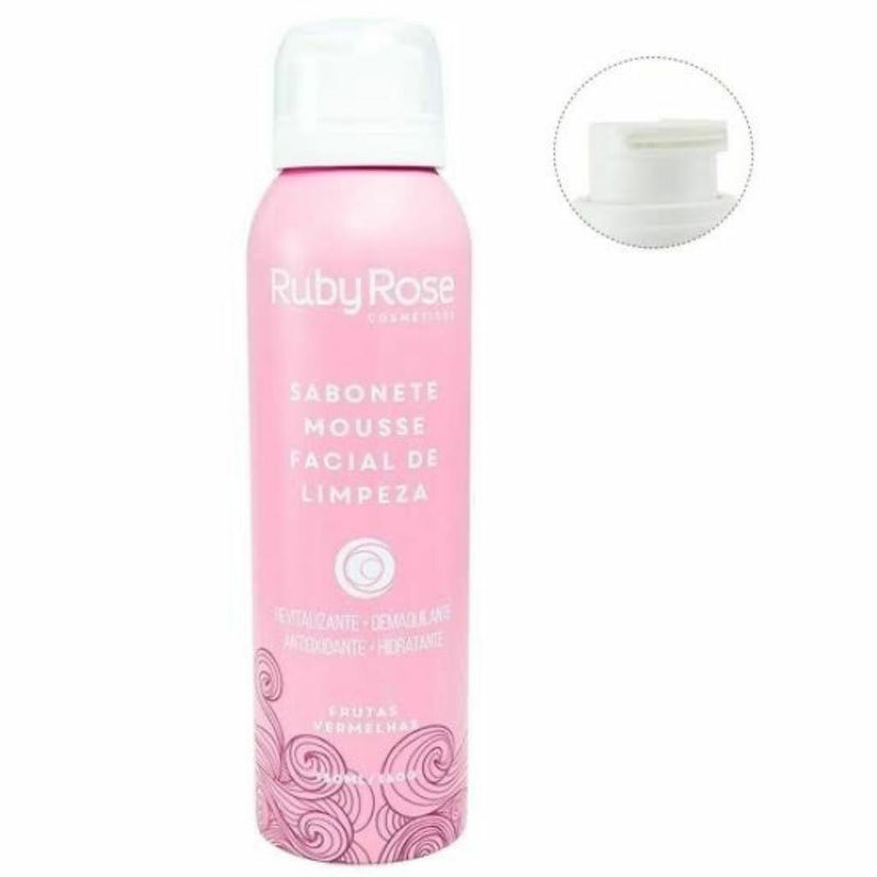 Sabonete Mousse Facial de Limpeza Ruby Rose
